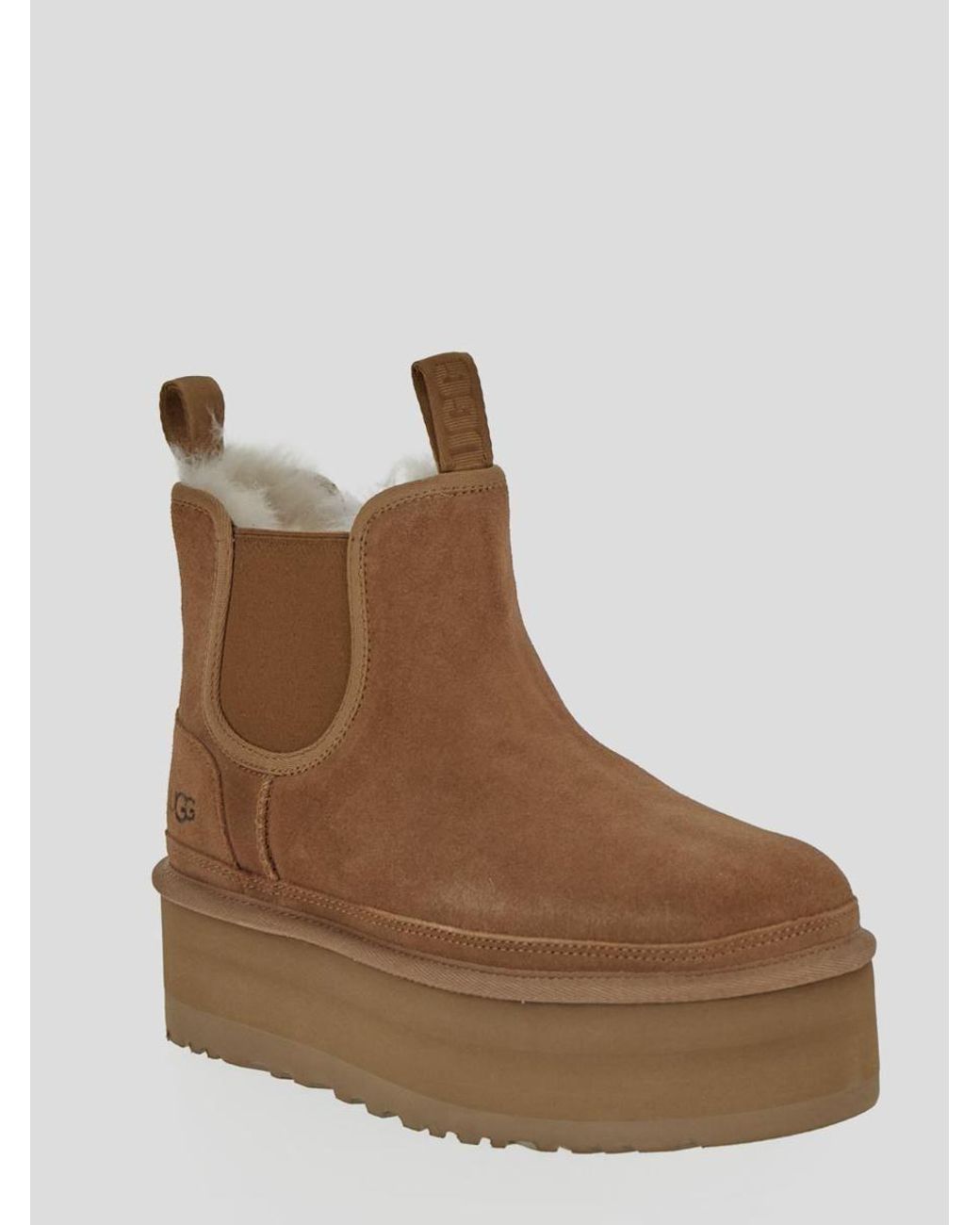 UGG Neumel Platform Chelsea in Brown | Lyst