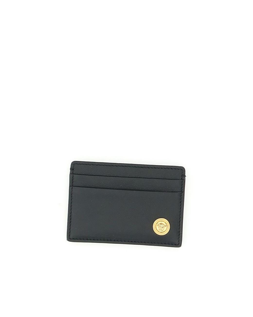 Mens Accessories Wallets and cardholders Versace Medusa-plaque Credit Card Holder in Black for Men 