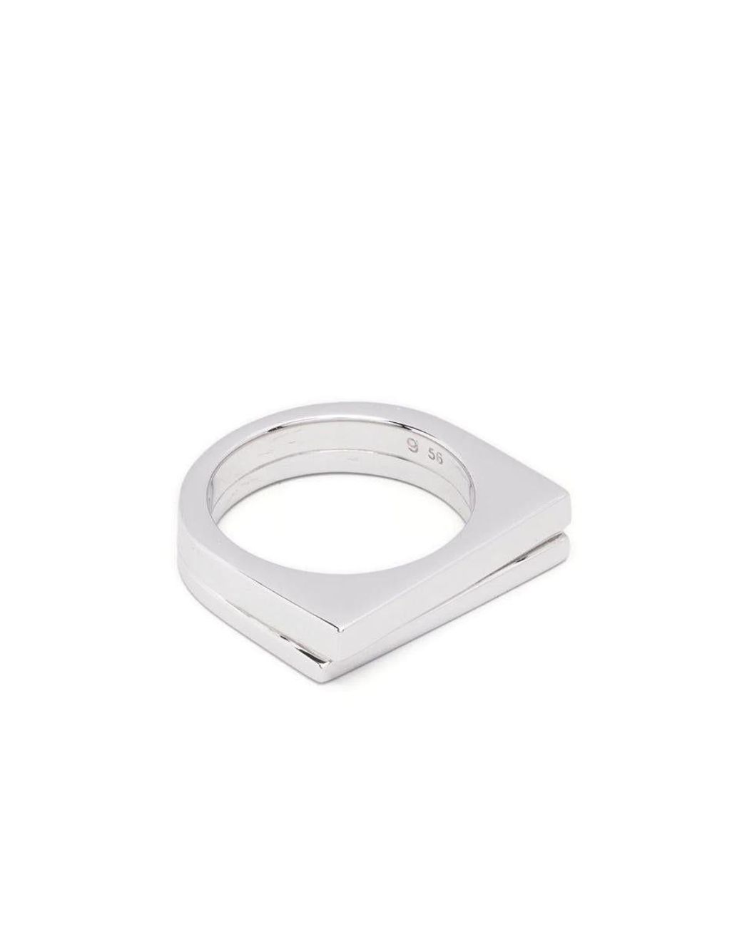 Tom Wood Step Ring Accessories in White | Lyst