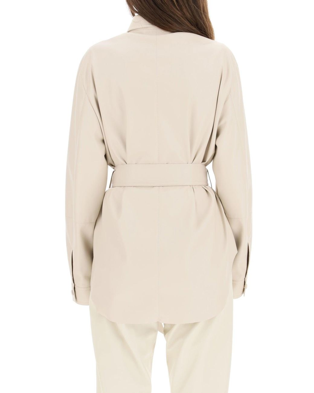 Nanushka Artha Shirt In Vegan Leather 
