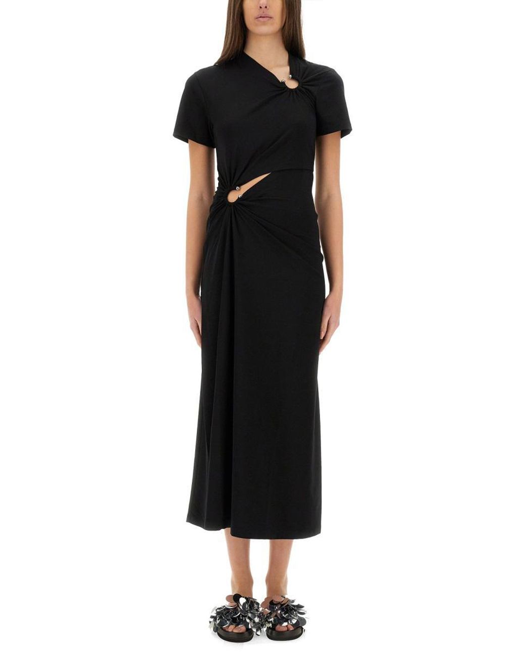 ワンピース RABANNE DRESS CUT OUT Rabanne Dress Cut Out in Black | Lyst
