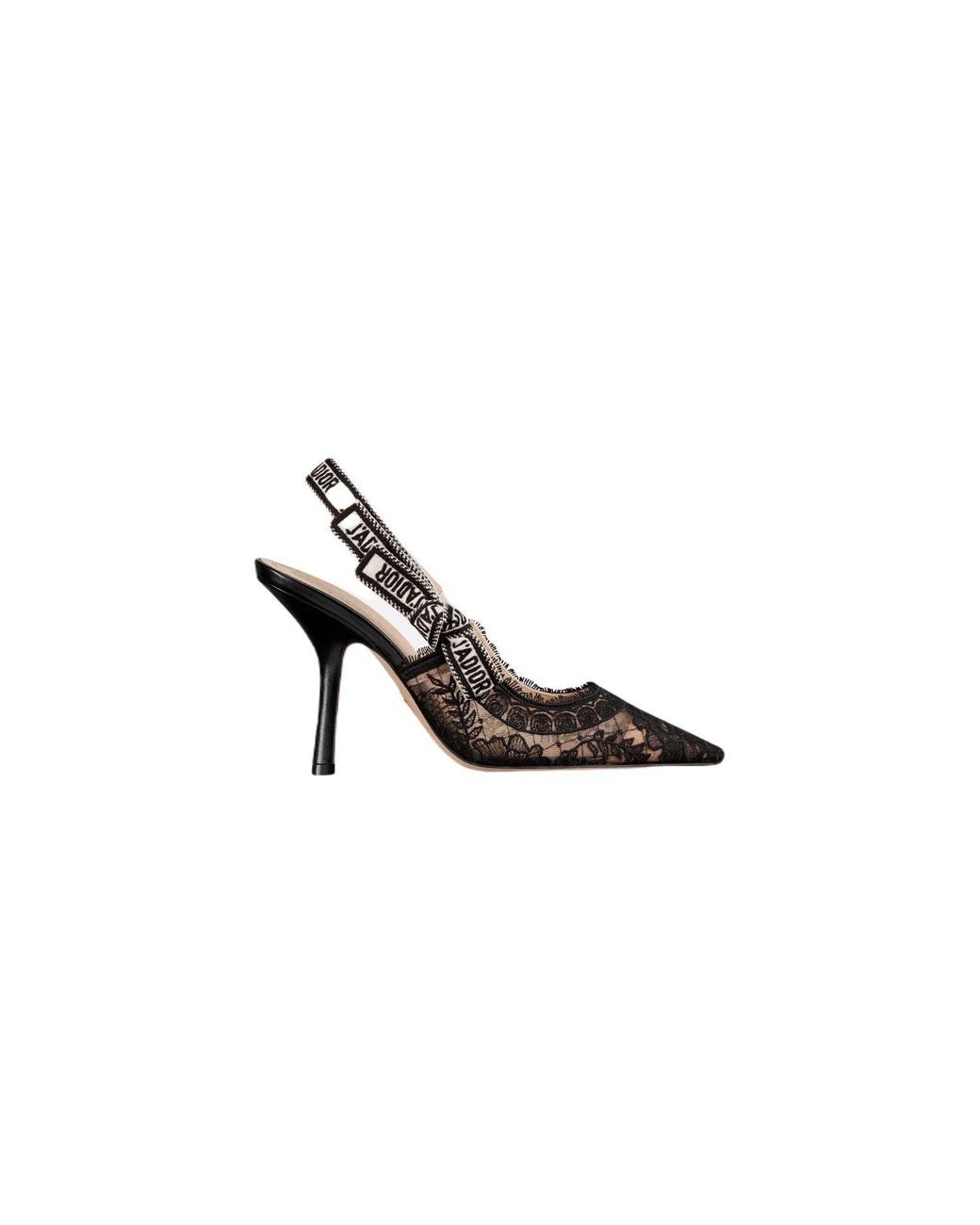 Dior black pumps best sale