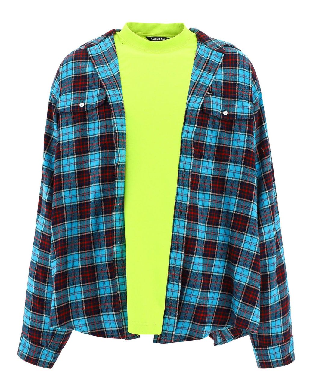 balenciaga trompe l oeil shirt