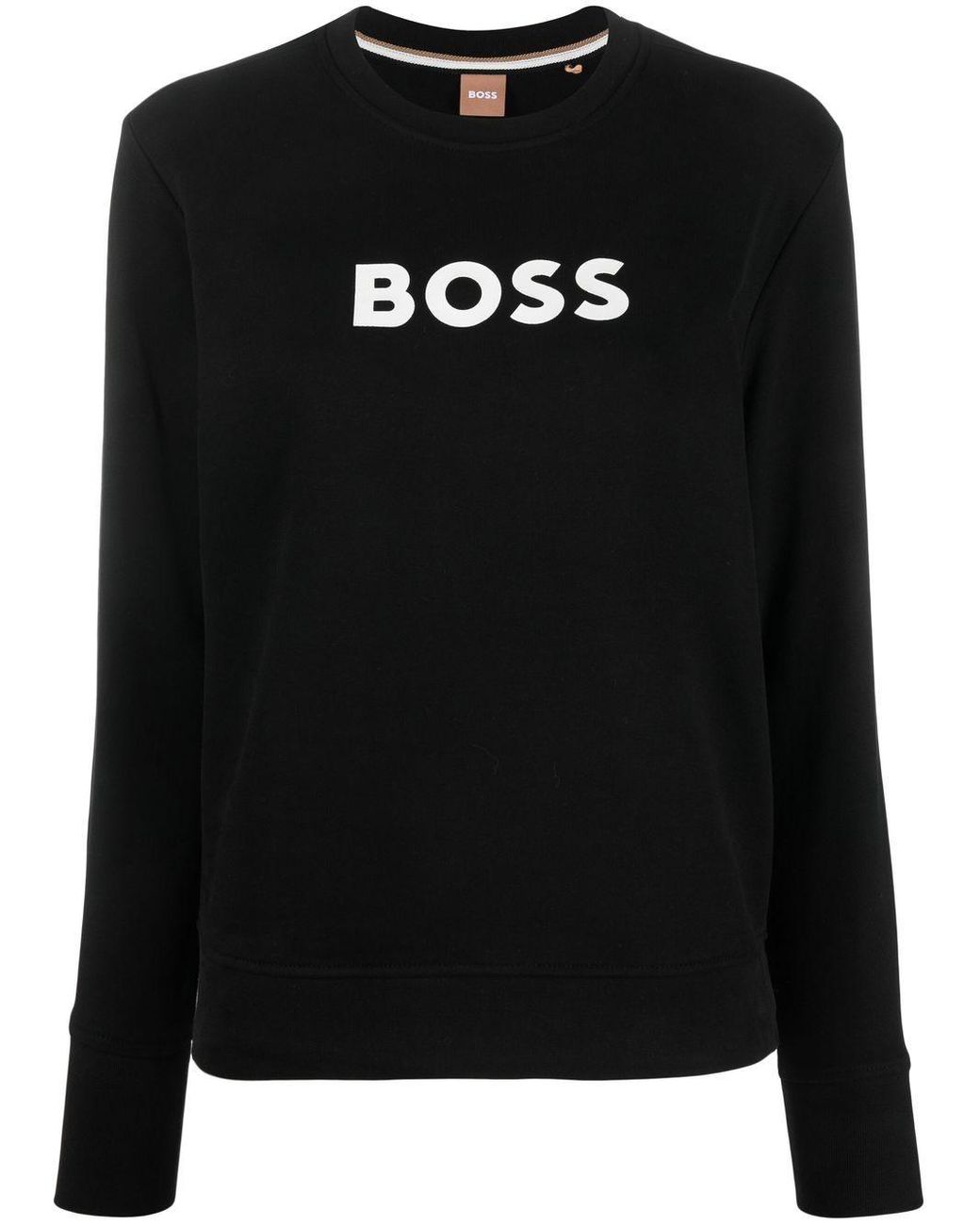 BOSS by HUGO BOSS Logo-print Sweatshirt in Black | Lyst