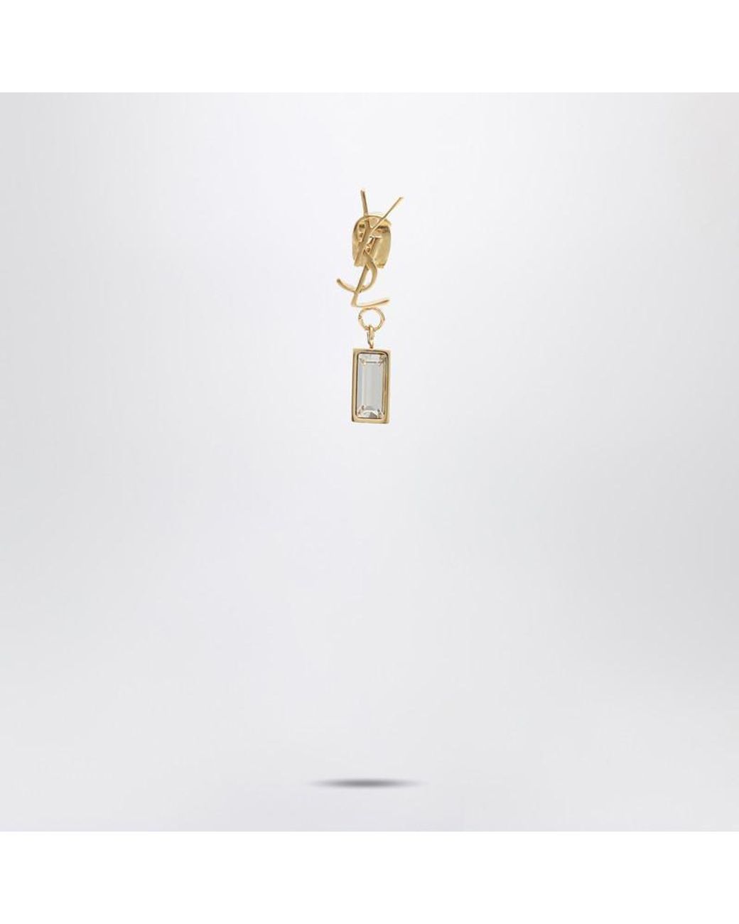 ピアス SINGLE EARRING CASSANDRE Cassandre single earring in metal | Saint Laurent | YSL TH