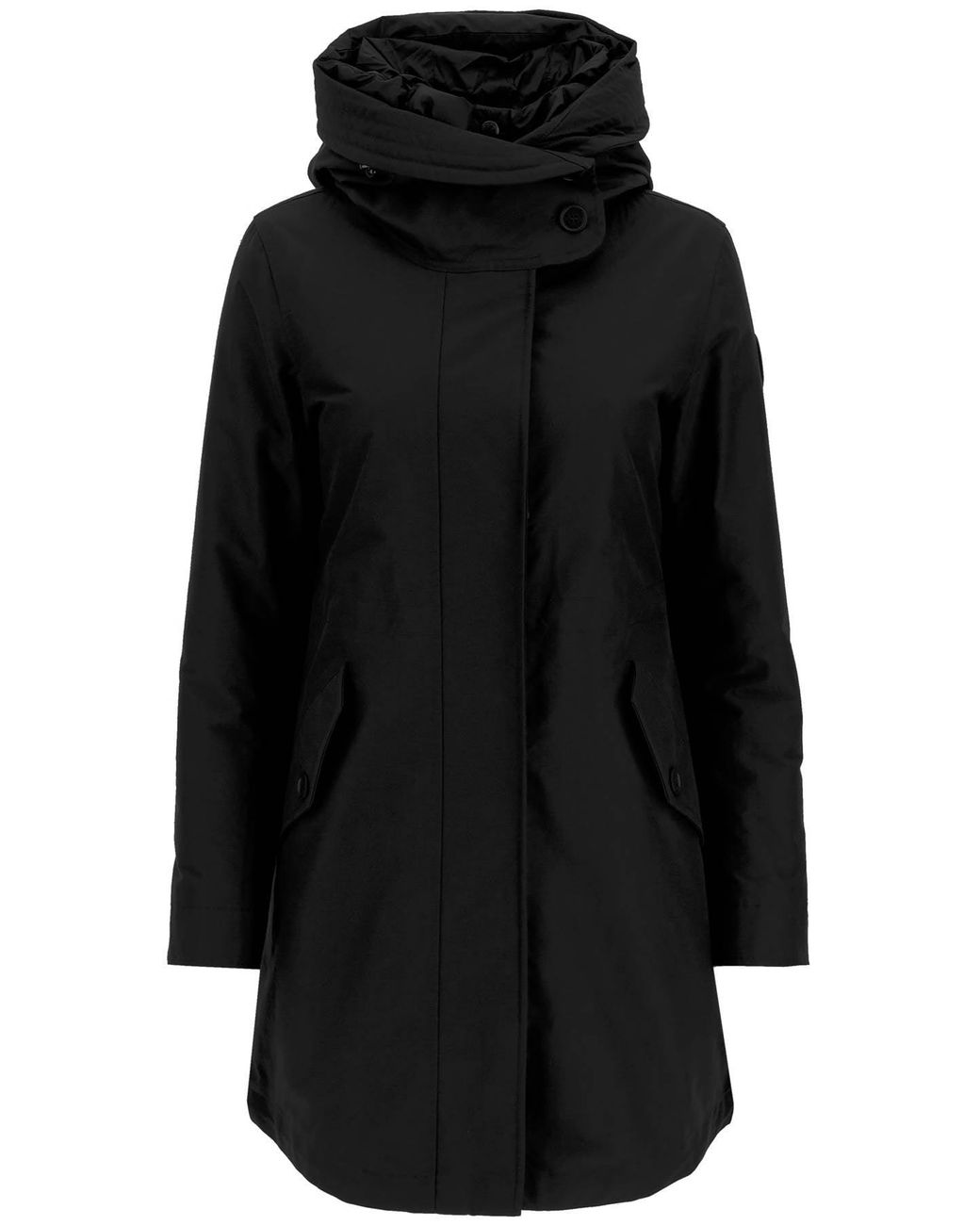 Long Military 3in1 Parka in Black Woolrich Womens Clothing Coats Parka coats 