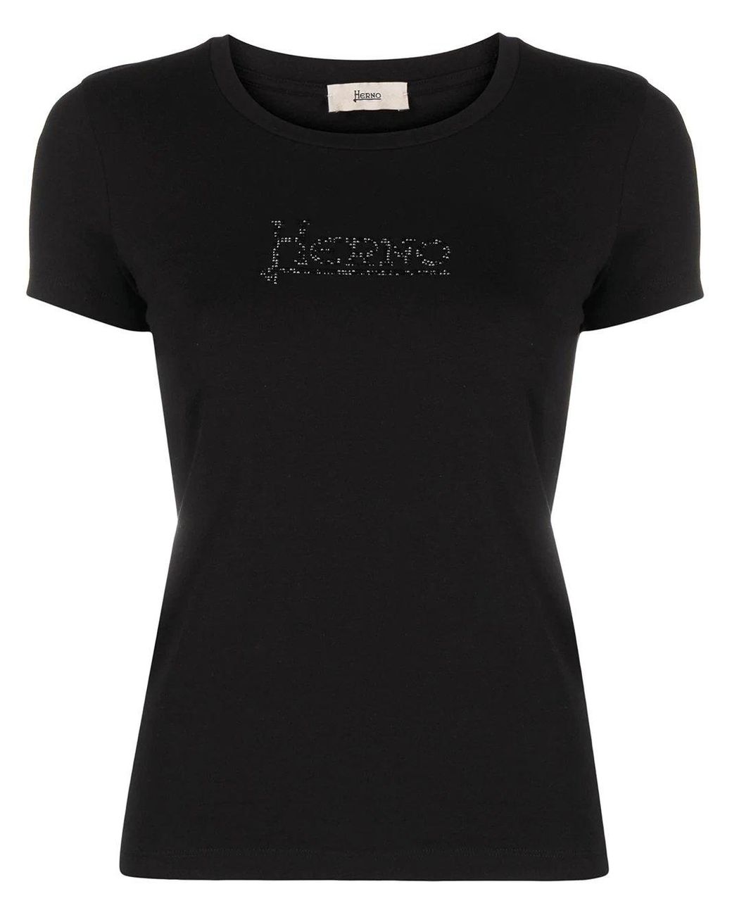 Herno T-shirts in Black - Lyst
