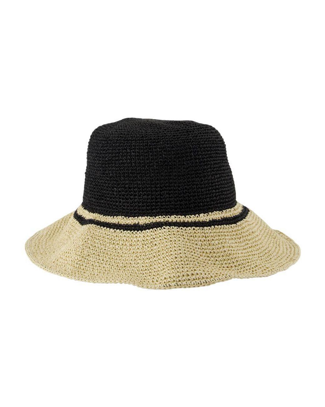 ☆Sale新品 TOTEME Paper straw hat BLACK Toteme Paper Straw Hat in Black | FWRD
