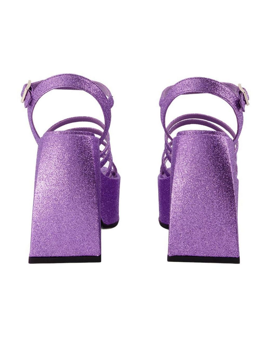 サンダル・ミュール NODALETO Bulla Chibi Sandals - Nodaleto - Purple - Leather Bulla Chibi Sandals - Nodaleto - Purple - Leather