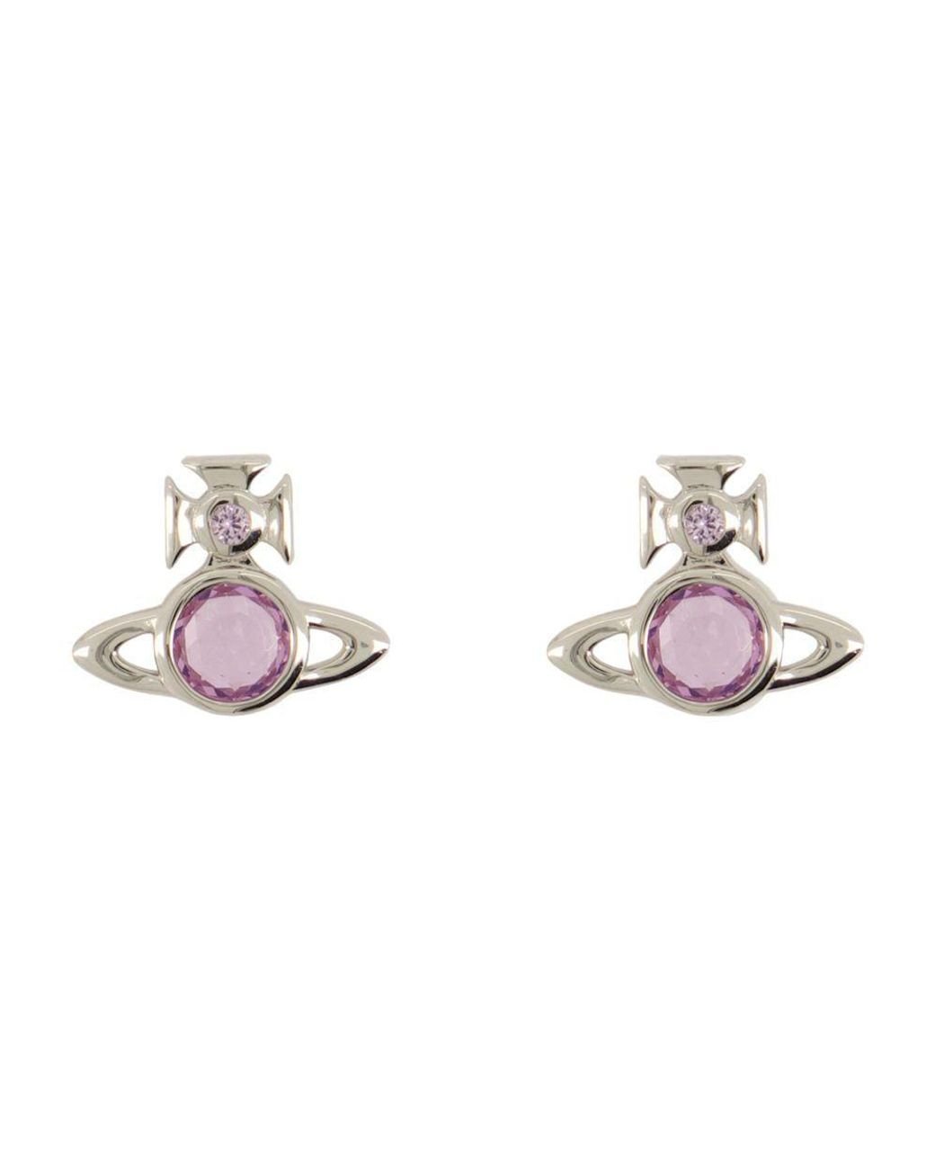 Vivienne Westwood｜ (HEATHER STUD EARRINGS (6201036R 01P Vivienne Westwood Heather Stud Earrings in Metallic | Lyst