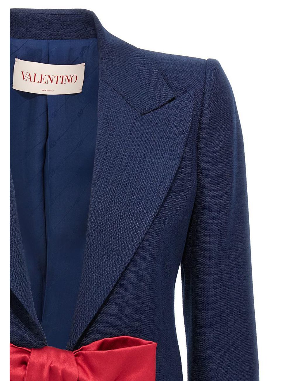 ジャケット VALENTINO GARAVANI 'Plusdepois' print jacket Blue Valentino Garavani 'Plusdepois' Print Jacket in Blue | Lyst