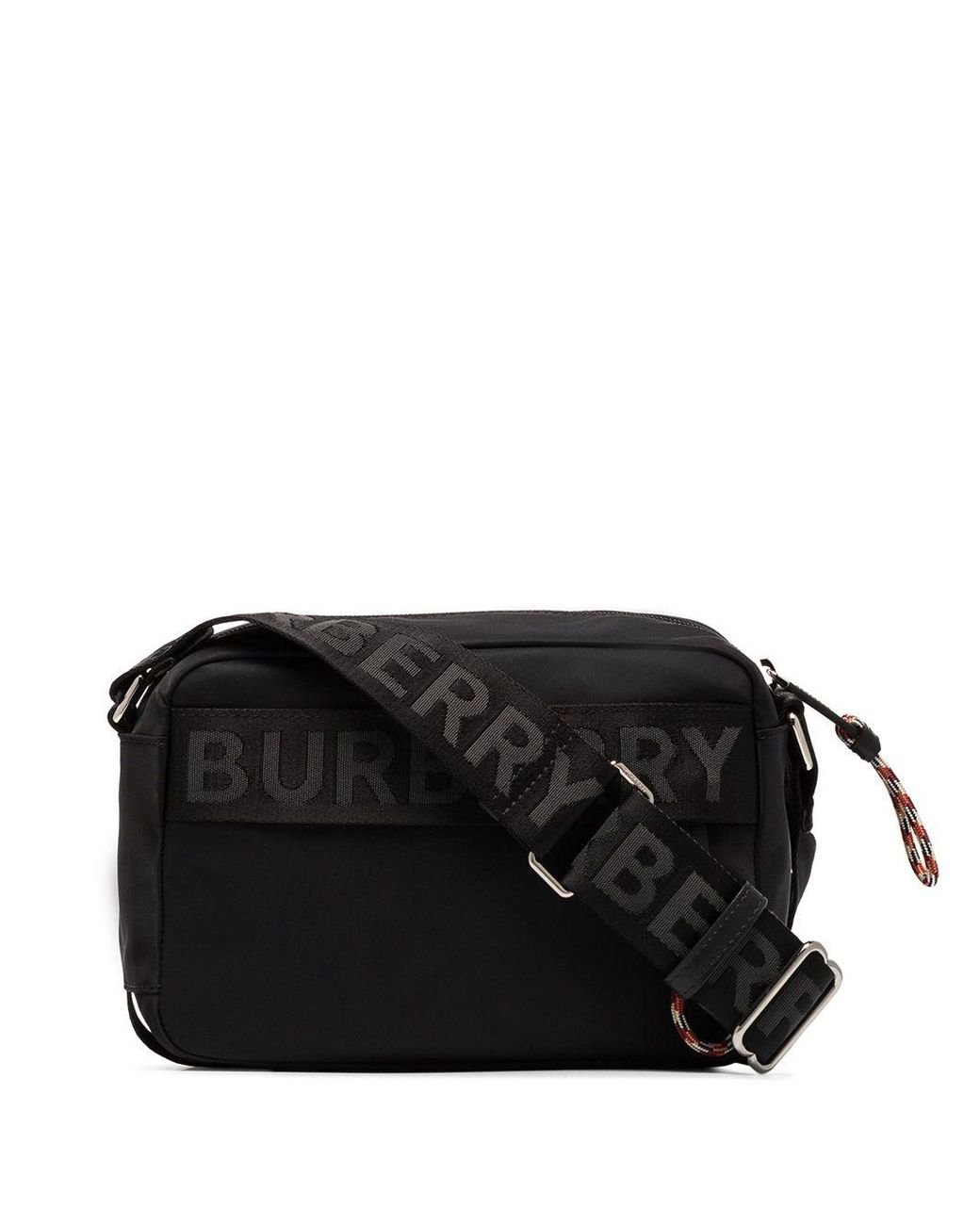 Desde inferencia Paciencia Burberry Logo Crossbody Bag in Black for Men | Lyst Canada