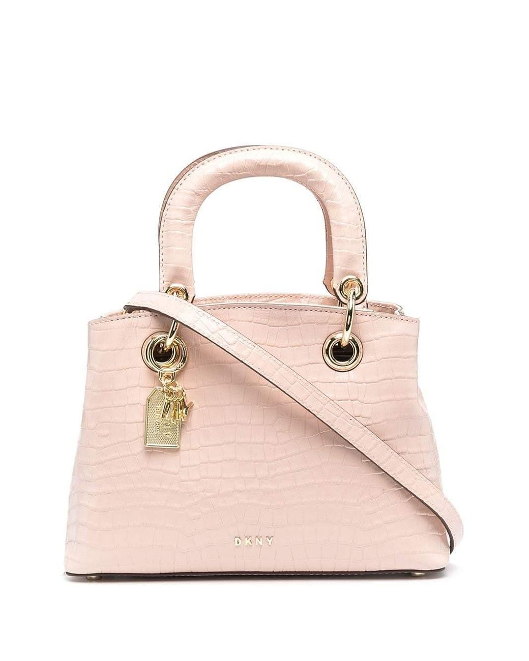 DKNY Leather Bags.. Beige - Lyst