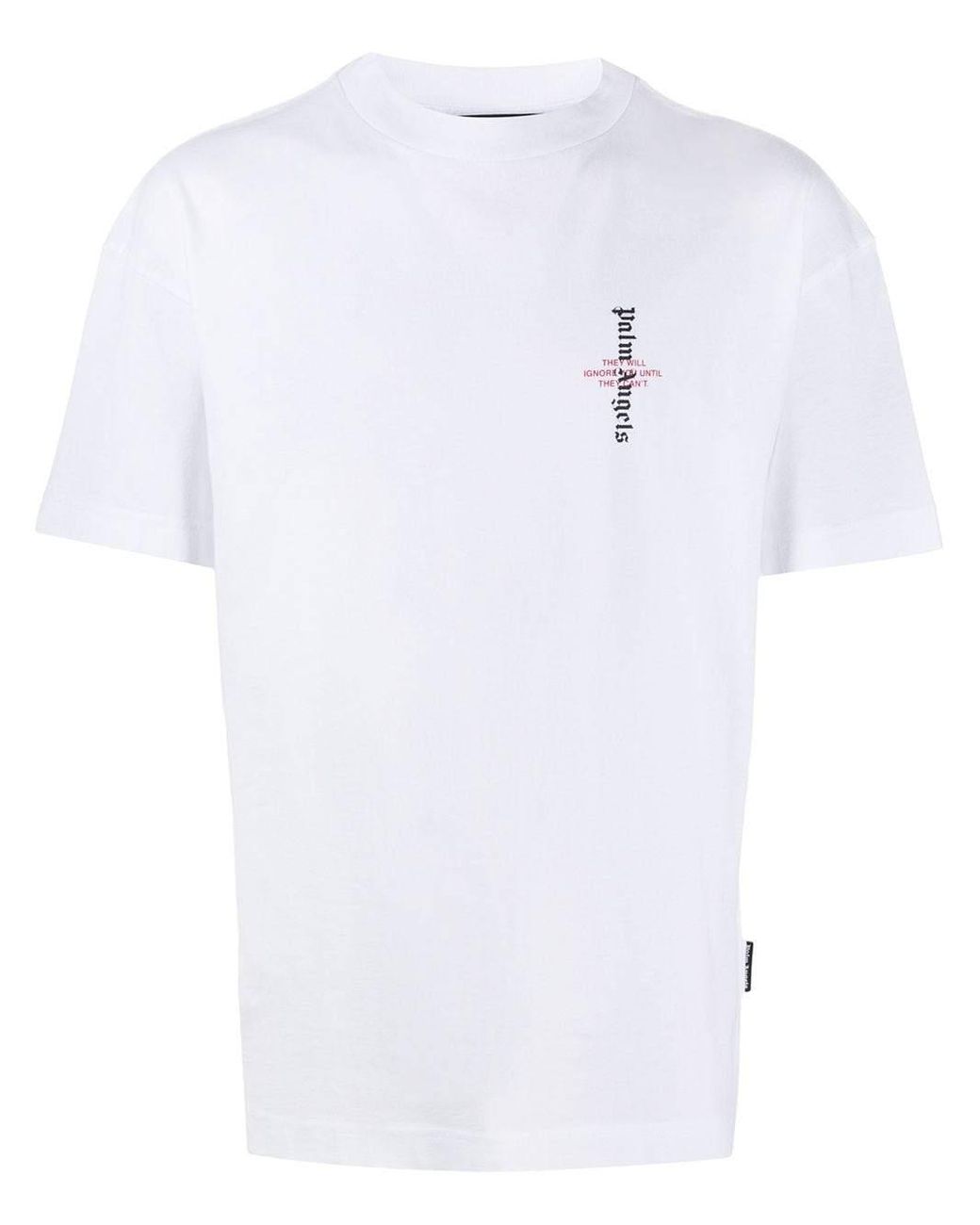 Palm Angels Cotton T-shirts And Polos White for Men - Save 12% - Lyst