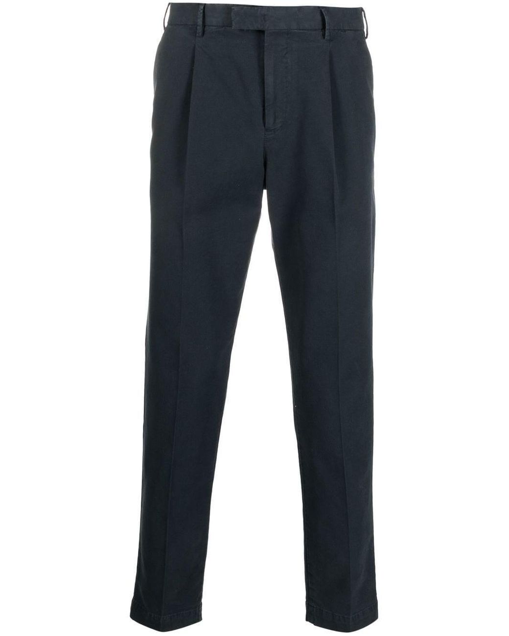 PT Torino Wool Trouser in Blue for Men Mens Clothing Trousers Slacks and Chinos Casual trousers and trousers 