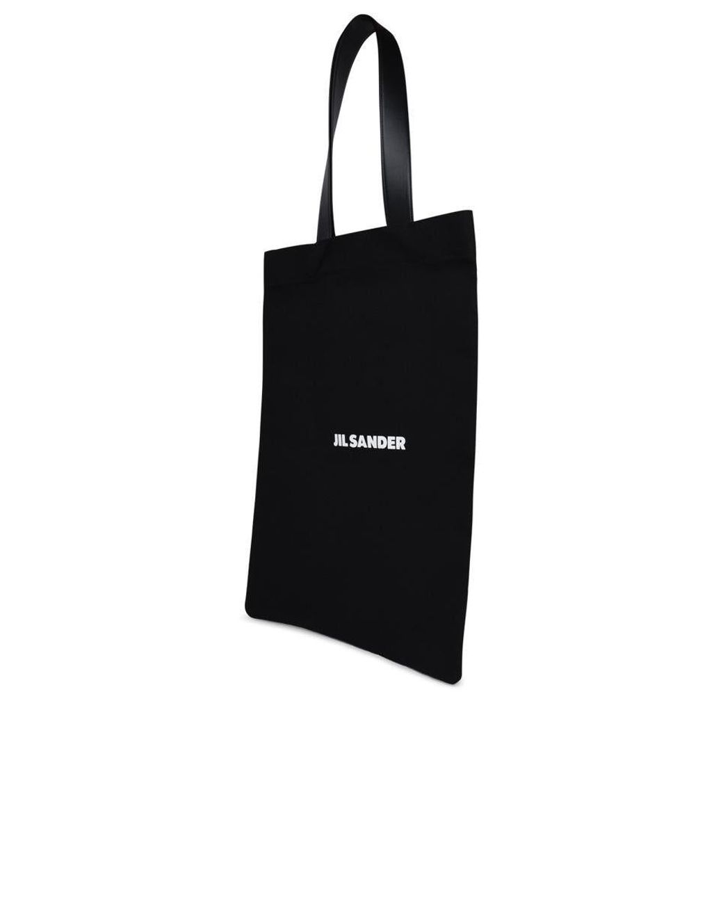 Jil Sander Borsa Shopping In Tela Nero in Black for Men | Lyst