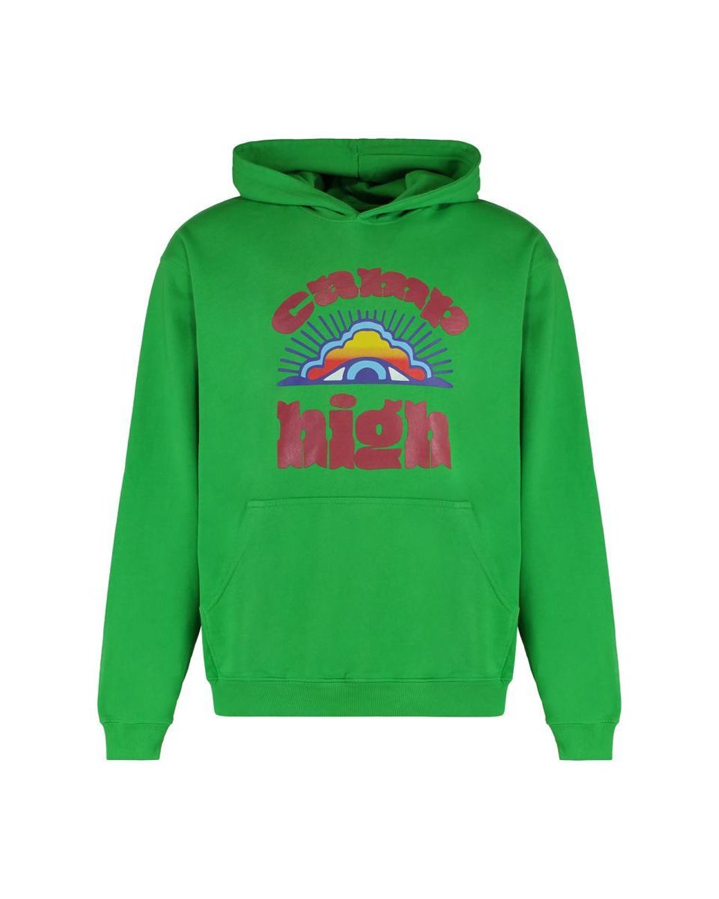 CAMP HIGH Cotton Hoodie in Green for Men Lyst UK