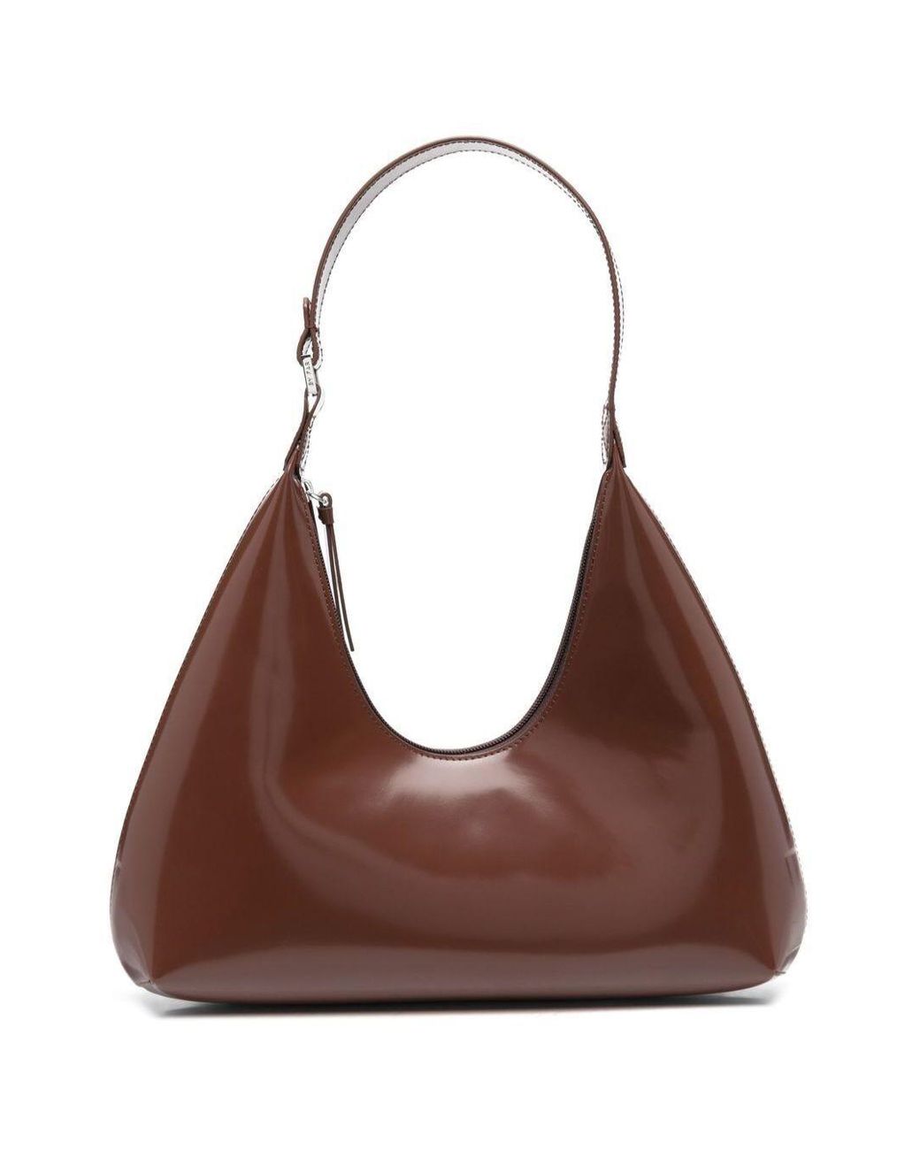 Save 19% Womens Shoulder bags BY FAR Shoulder bags BY FAR Amber Patent-leather Shoulder Bag in Brown 