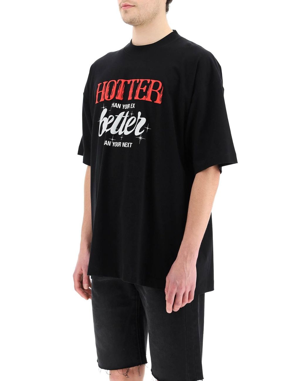 Vetements Hotter Than Your Ex Print T-shirt in Black for Men | Lyst