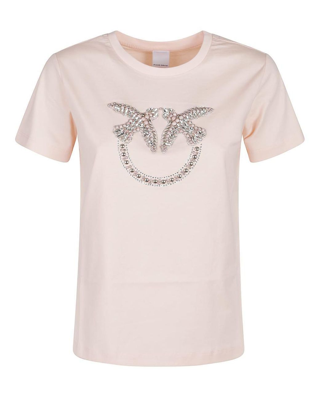 Pinko Tshirt in Pink | Lyst