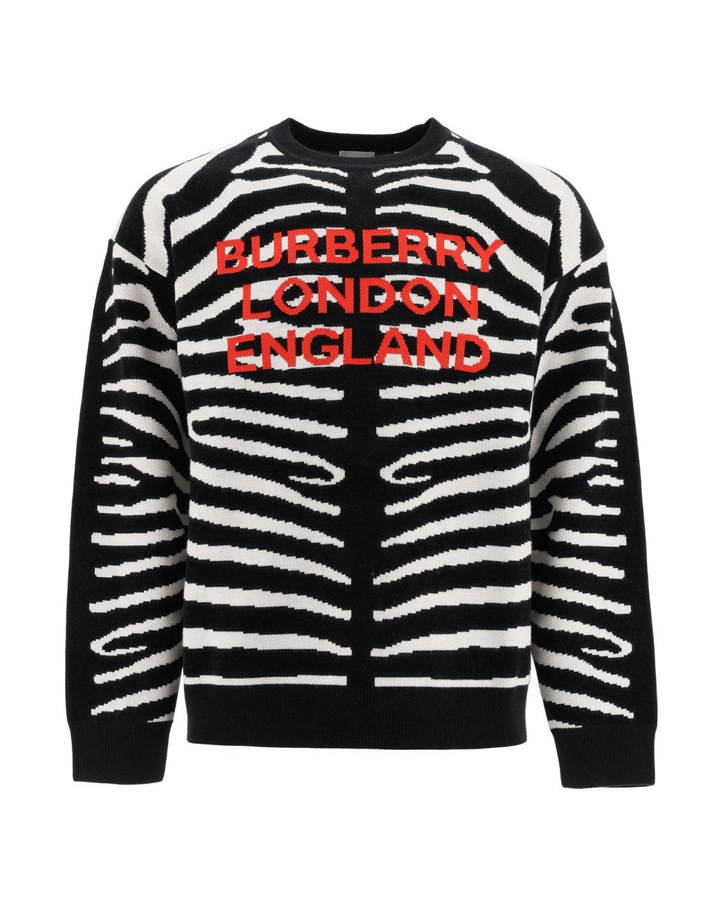 burberry zebra sweater