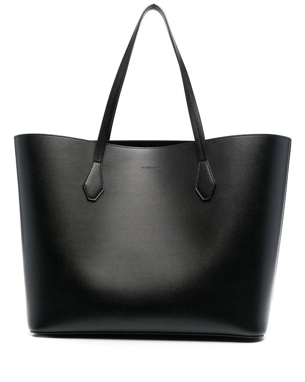 Givenchy Logo-embossed Leather Tote Bag in Black - Save 18% - Lyst