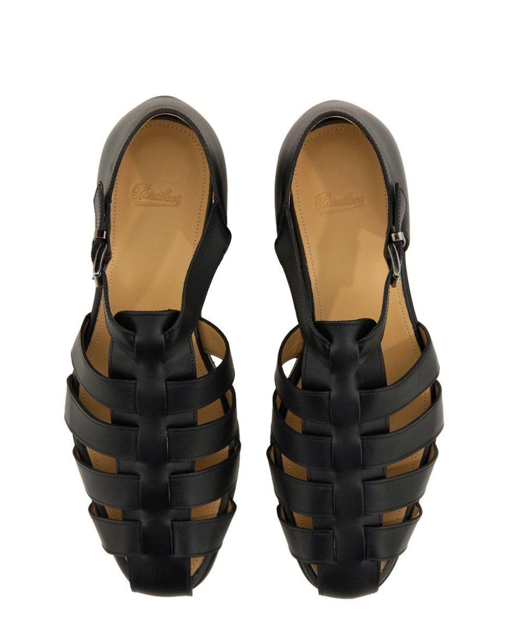 サンダル Paraboot Sandalo Ferret Aragon Paraboot Sandalo Ferret/Aragon in Black for Men | Lyst