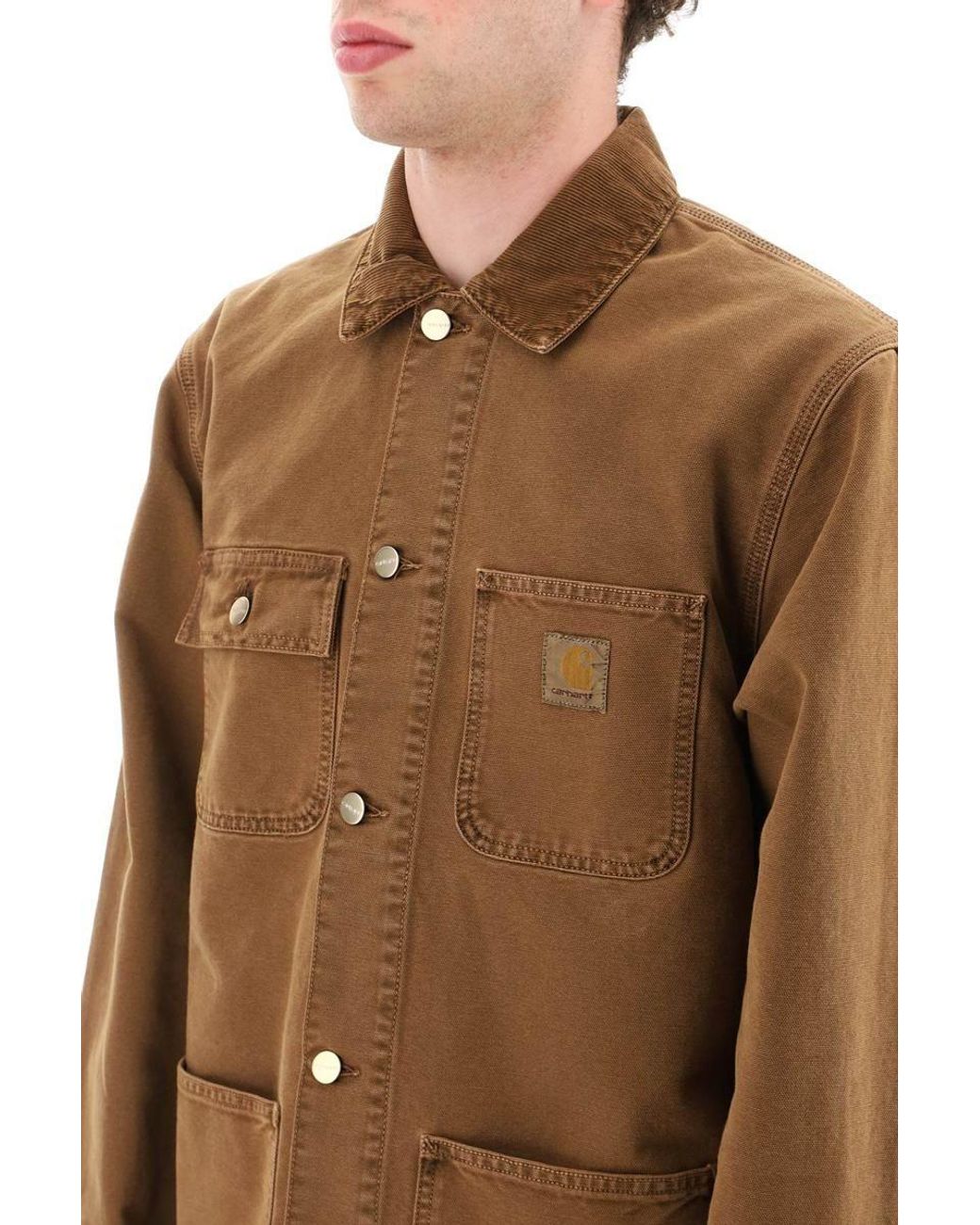 Carhartt WIP Michigan Coat in Brown for Men | Lyst