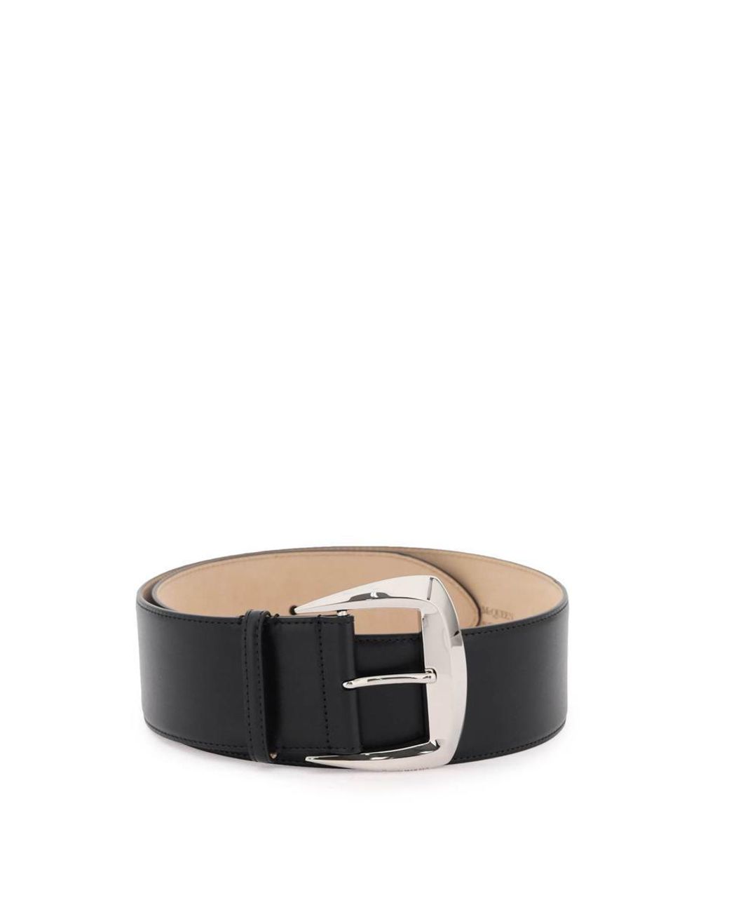 Alexander McQueen Geometric Buckle Waist Belt in Black Lyst Canada