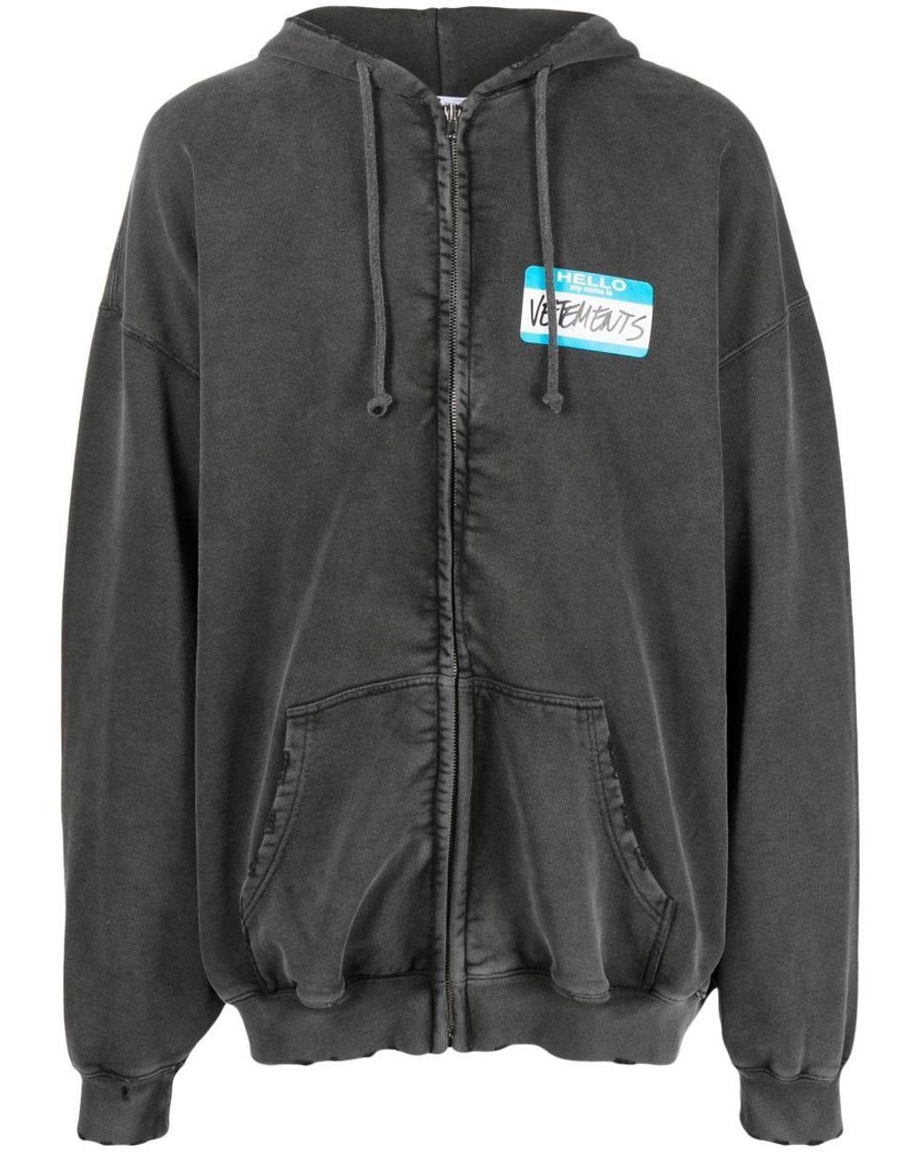 Hoodie without cheap zipper name