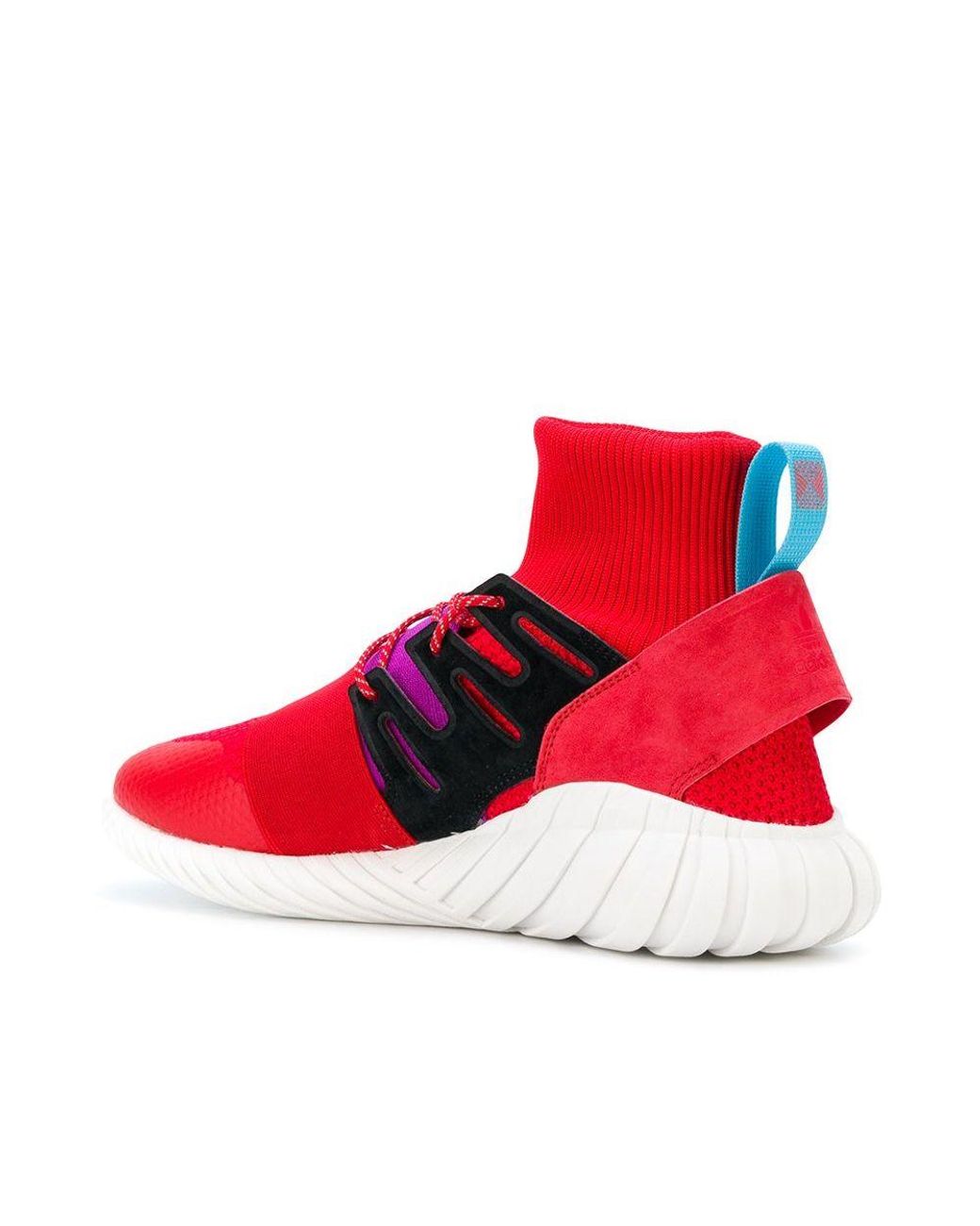 adidas Tubular Doom Winter Sneakers in Red for Men - Save 36% | Lyst