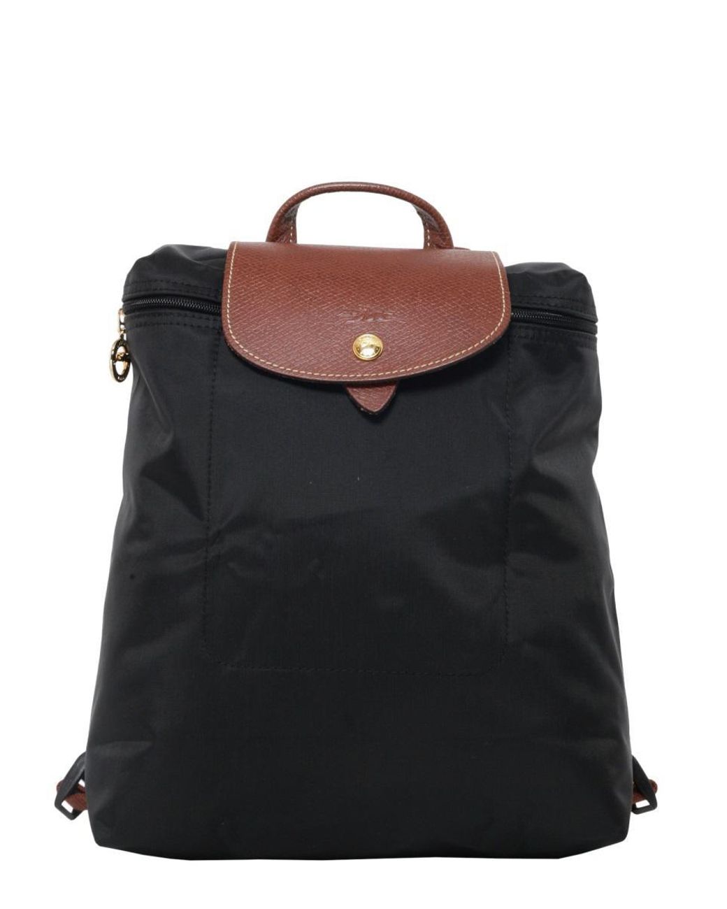 Longchamp brown discount black backpack