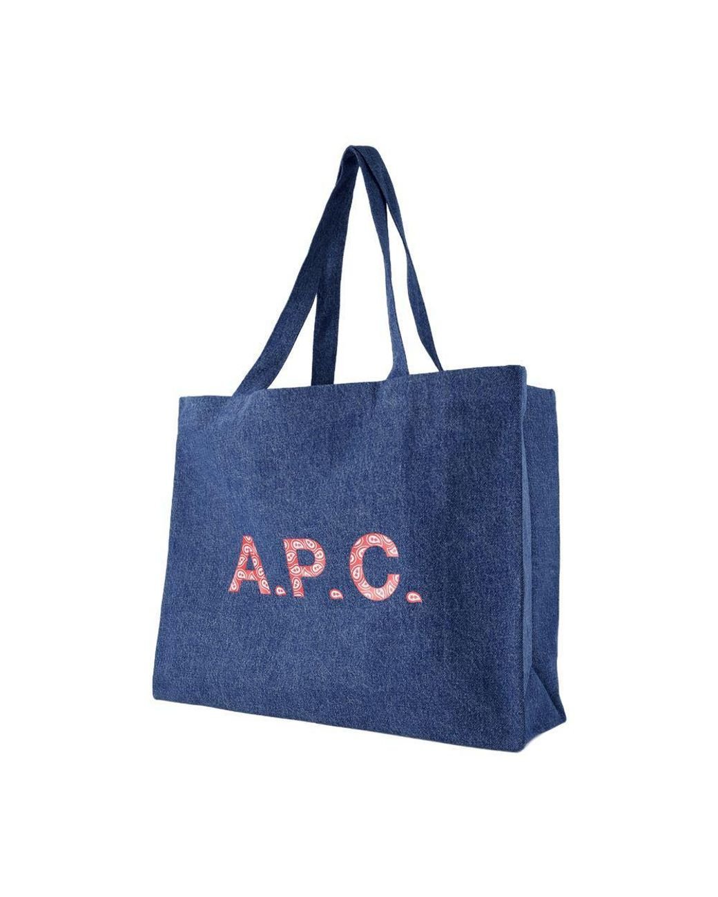 トートバッグ A.P.C. Shopping Diane Tote Bag Light Blue COGELM61443IAB COG MUSINSA | A.P.C. Shopping Diane Tote Bag - Light Blue