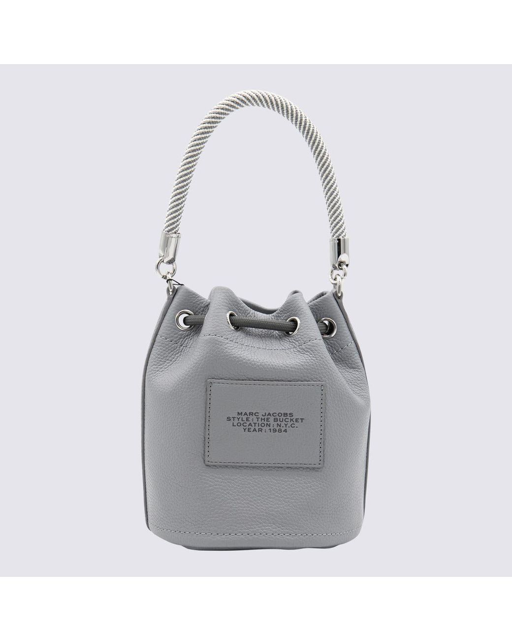 Marc Jacobs The Leather Bucket Bag Wolf Grey