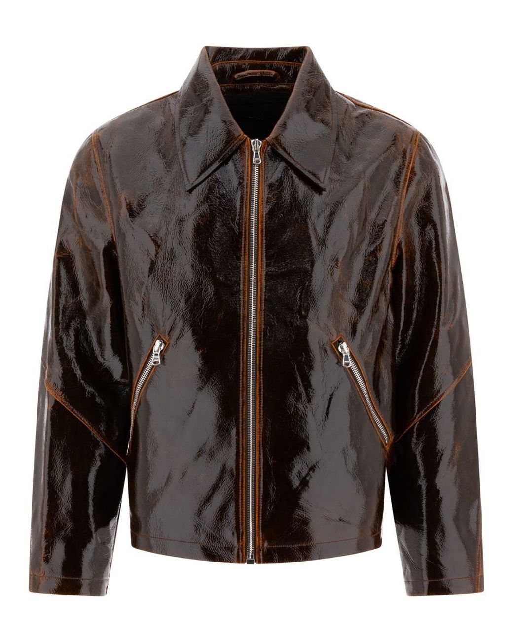 Séfr Wool Boxy Zip Jacket in Black for Men | Lyst