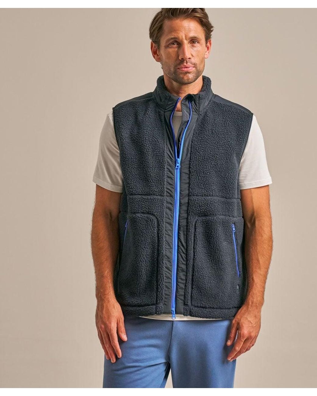 Bam Blue Fleece Gilet for men