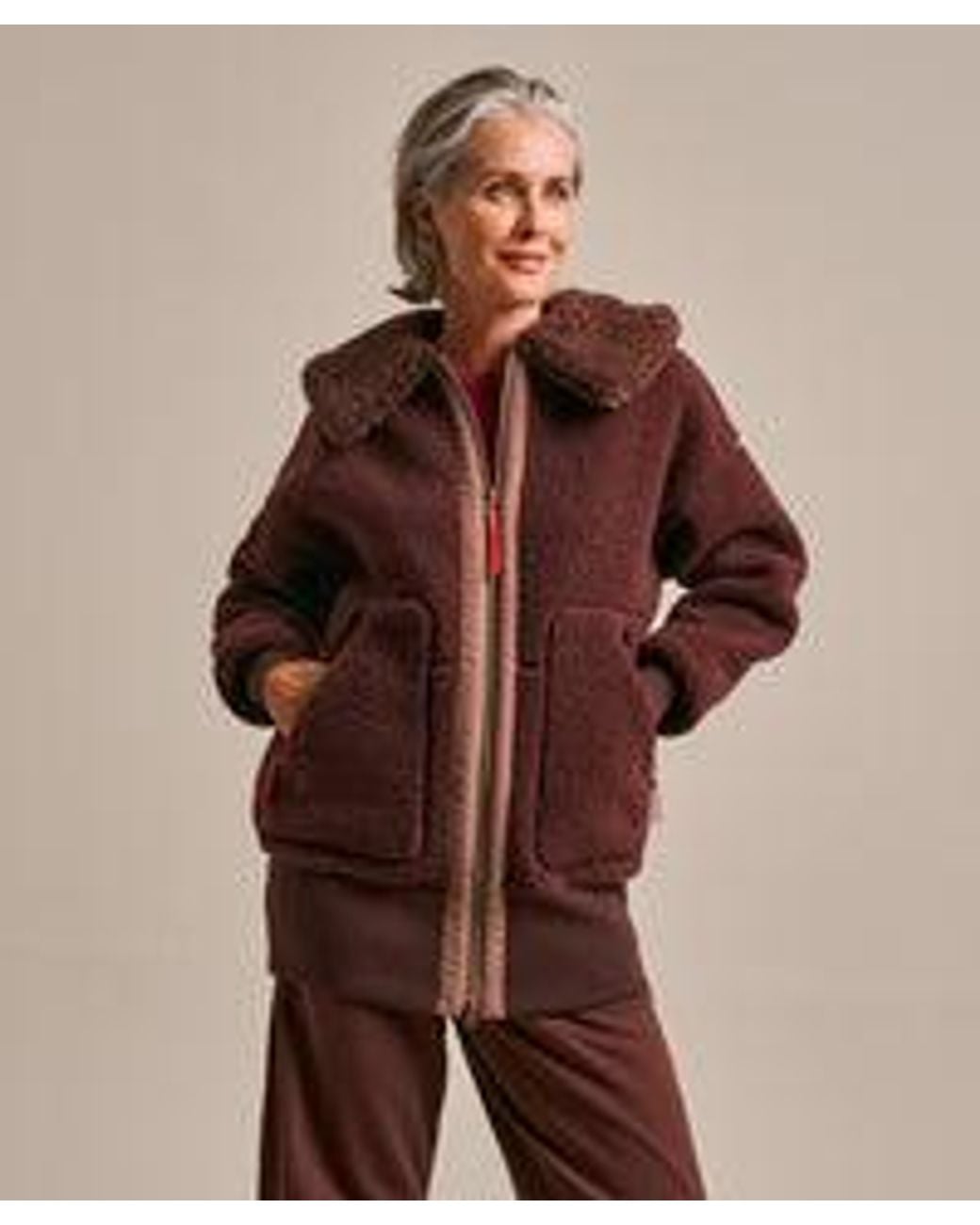 BAM Clothing Brown The Embrace Chuck On Fleece Conker