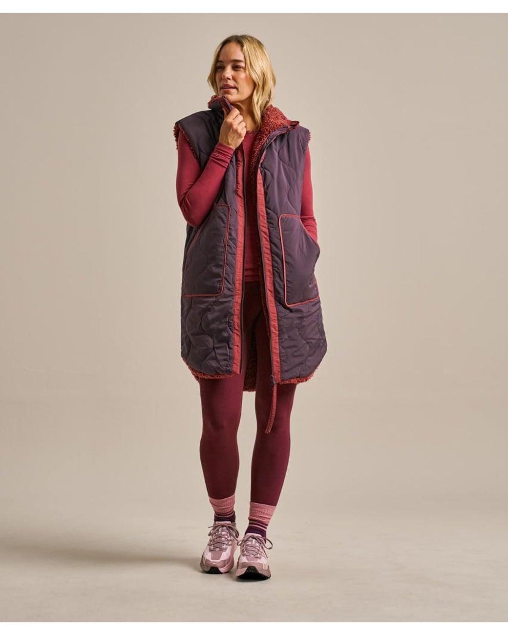 Bam Red 73 Zero Reversible Longline Gilet