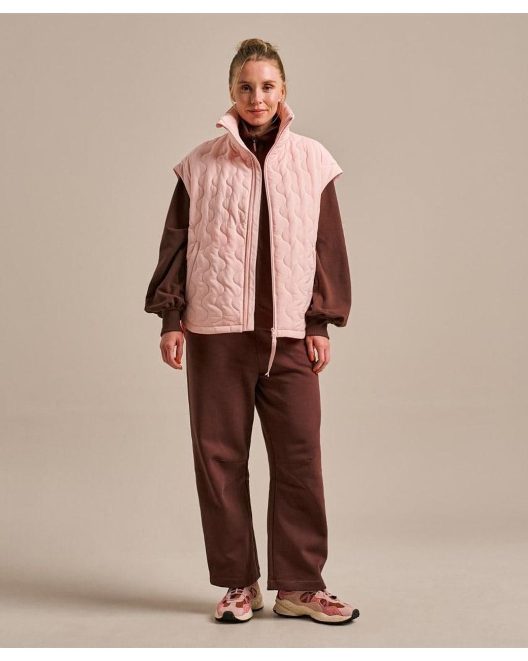 BAM Clothing Natural Packable Cloud Gilet Blossom Blush