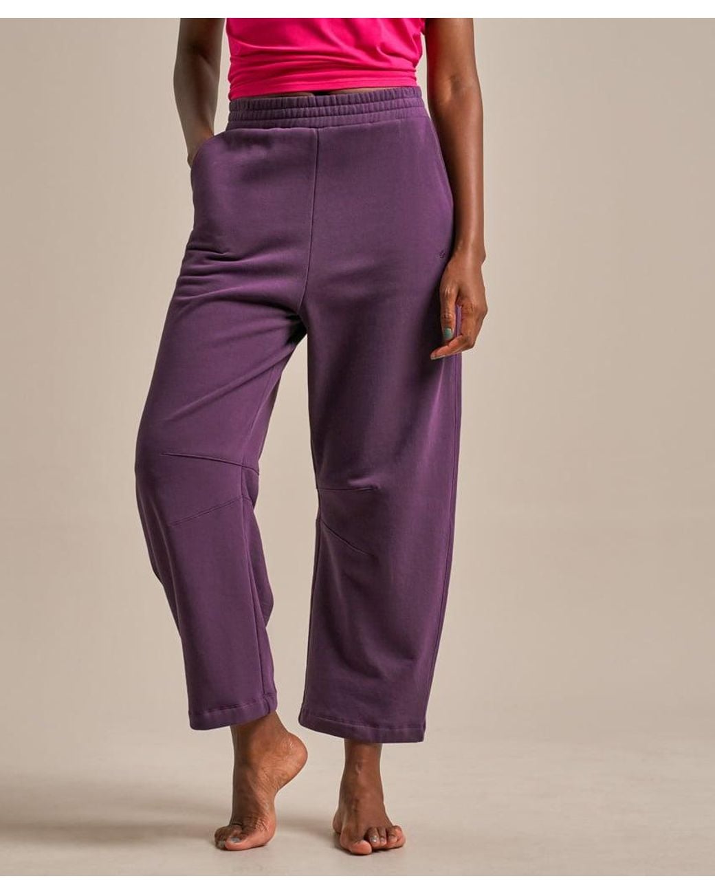 BAM Clothing Pink Horseshoe Sweatpants Damson