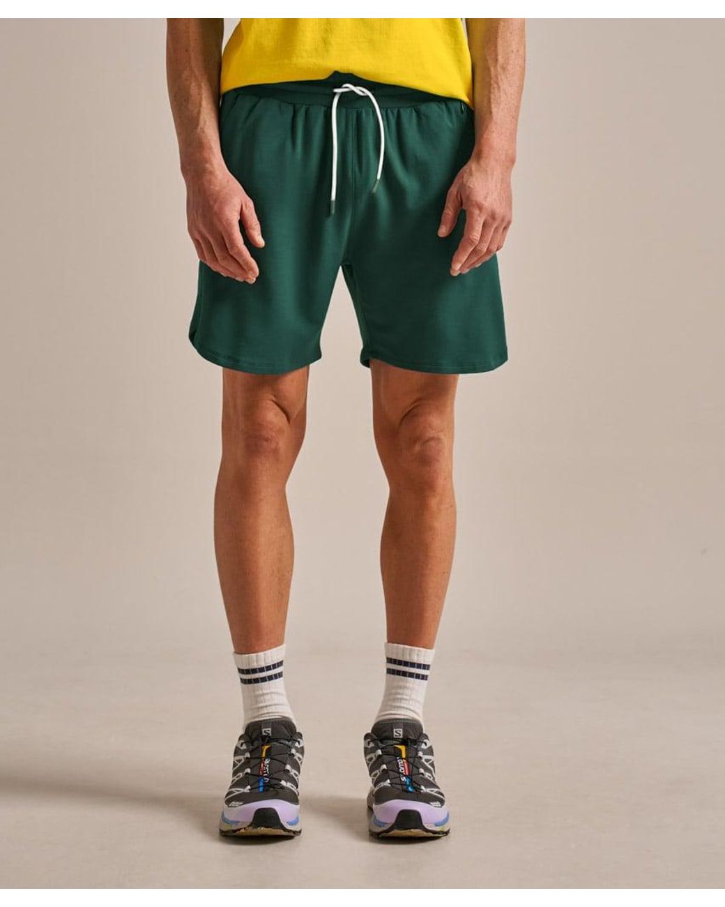 Bam Green Brook Active Sweat Shorts for men