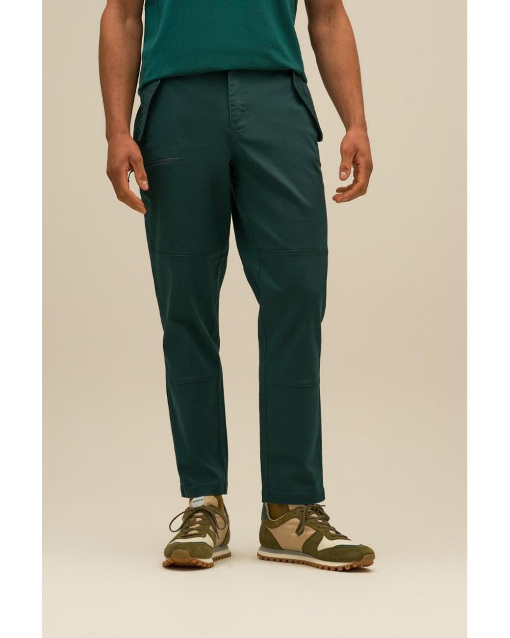 Bam Green Cole Heavyweight Adventure Trousers for men
