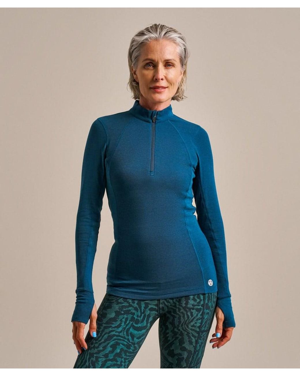 BAM Clothing Blue Thermo Luxe Baselayer Top Ocean