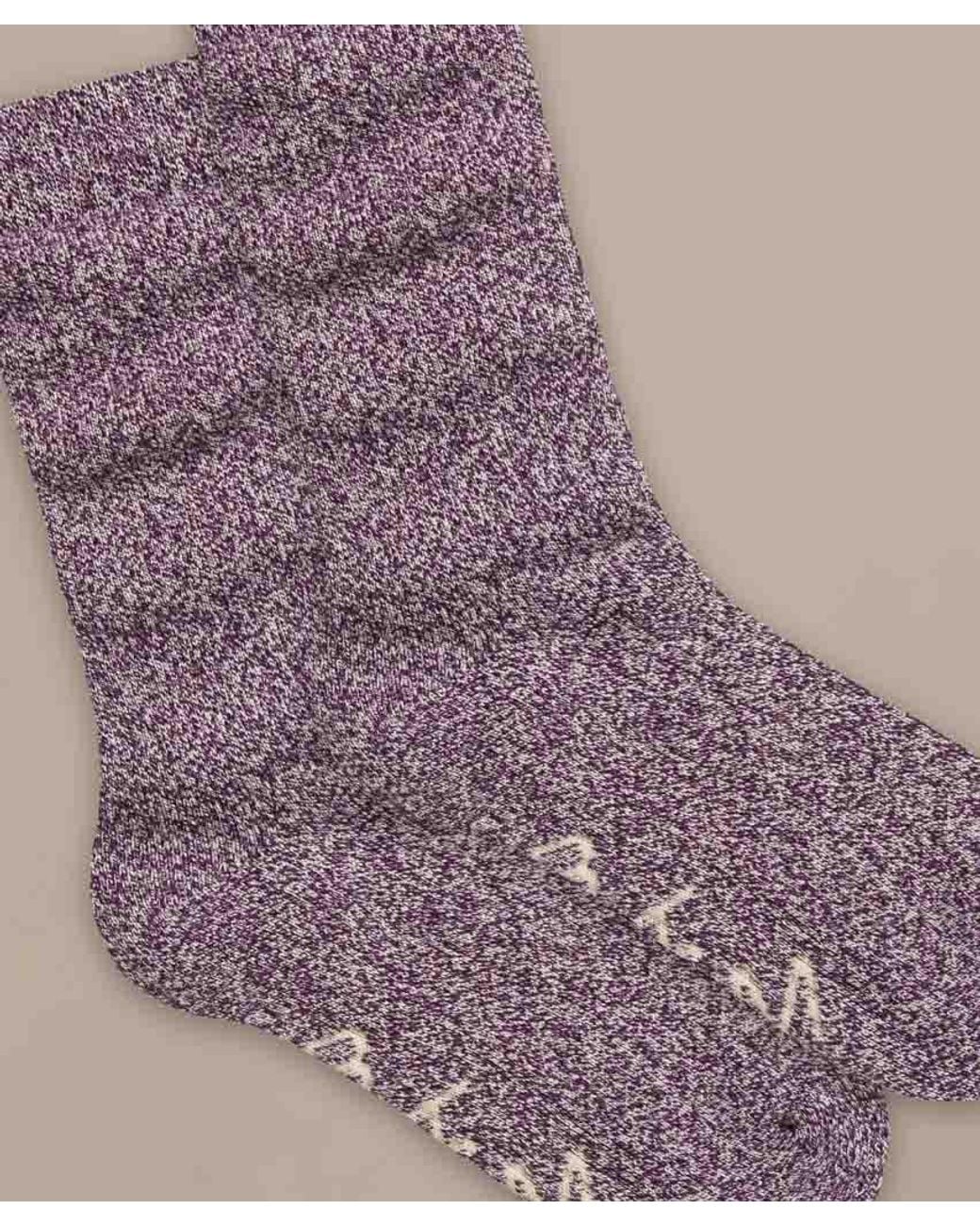 BAM Clothing Purple Thick Walking Socks