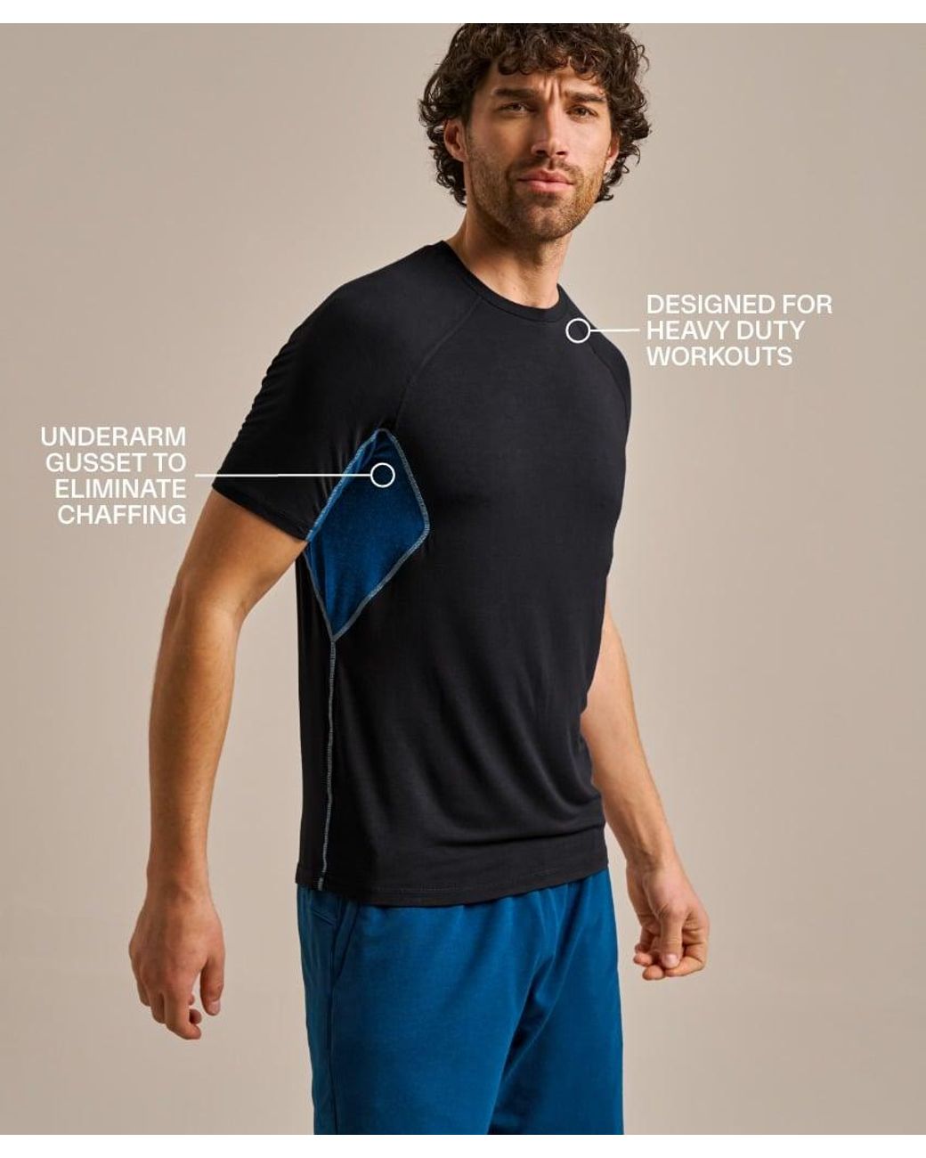 Bam Blue Novea Training Top for men