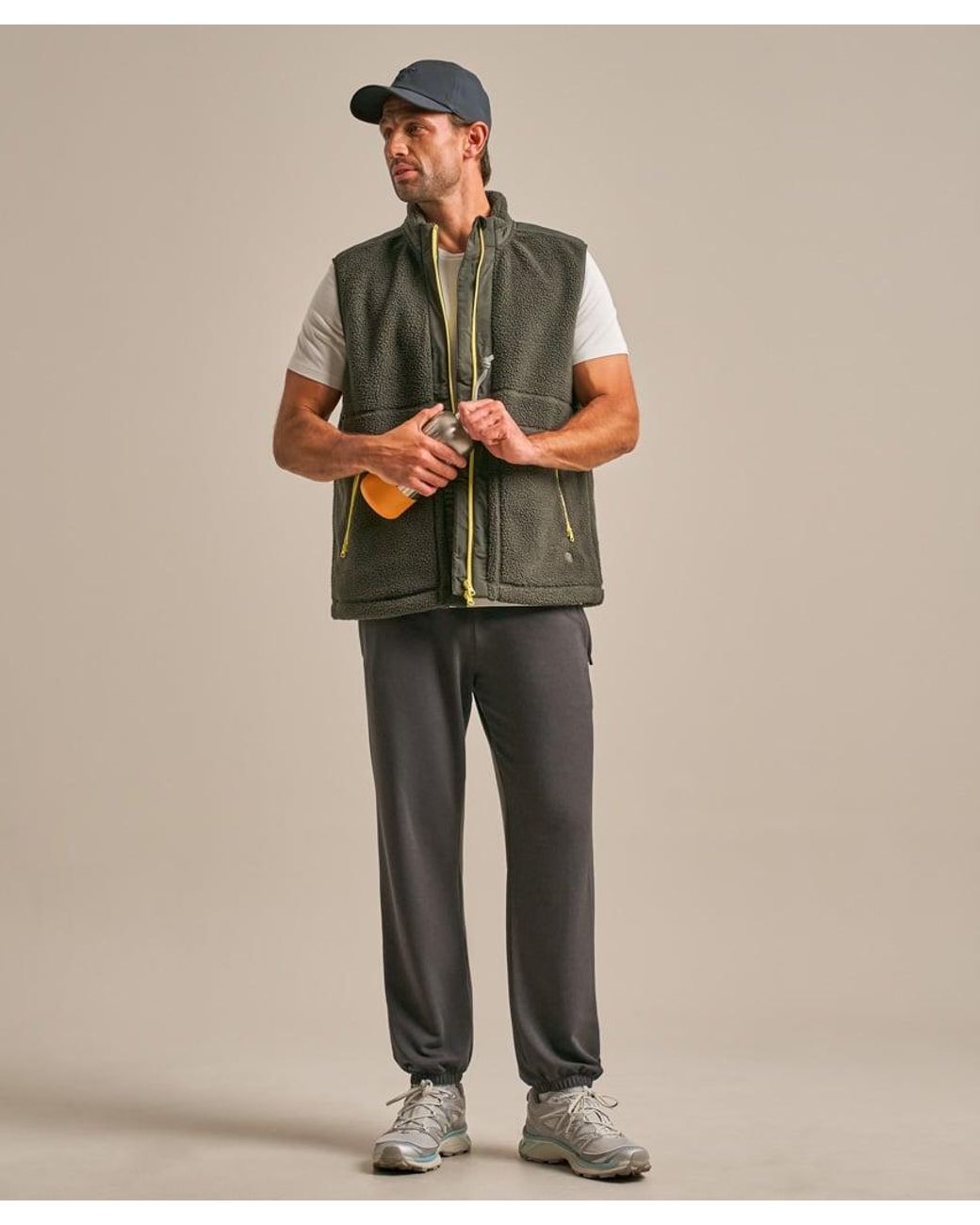 Bam Natural Fleece Gilet for men