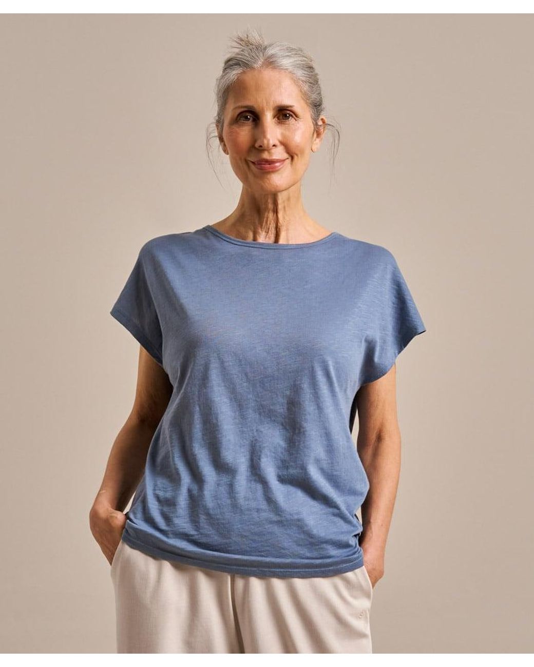 Bam Blue Fluidity Cut Out T-Shirt