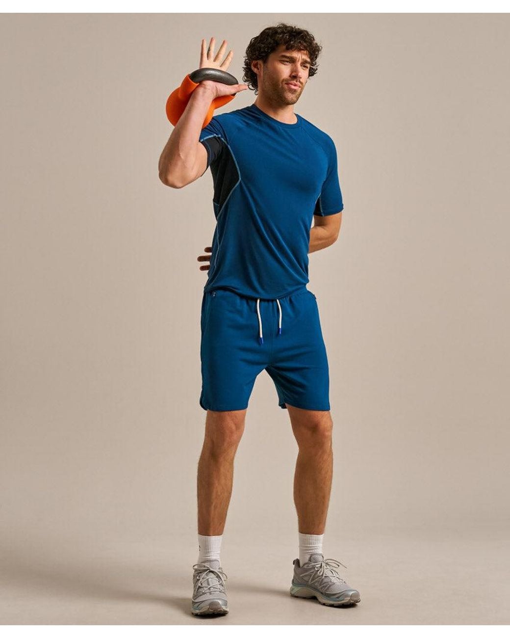 BAM Clothing Blue Brook Active Sweat Shorts Ocean for men