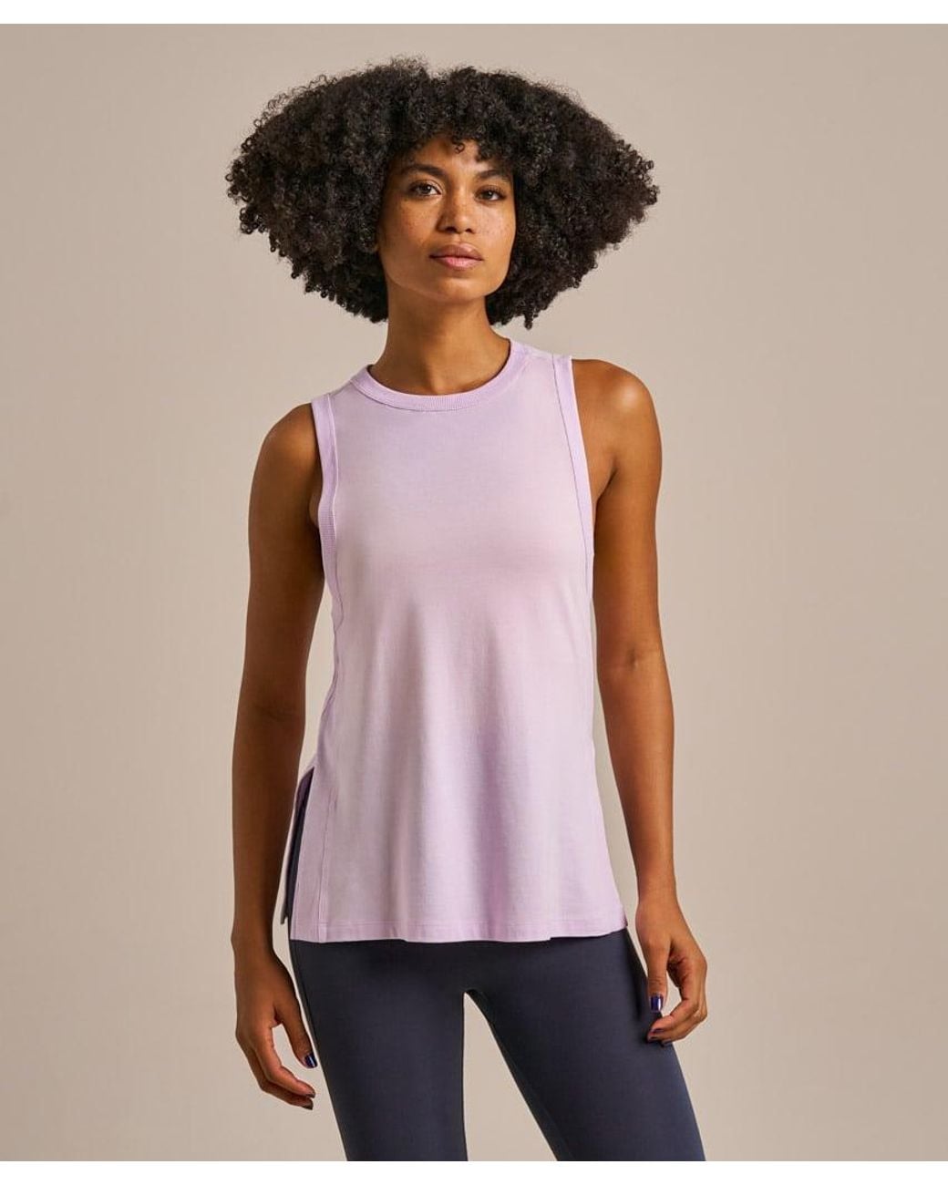 Bam Pink Power Longline Tank Top