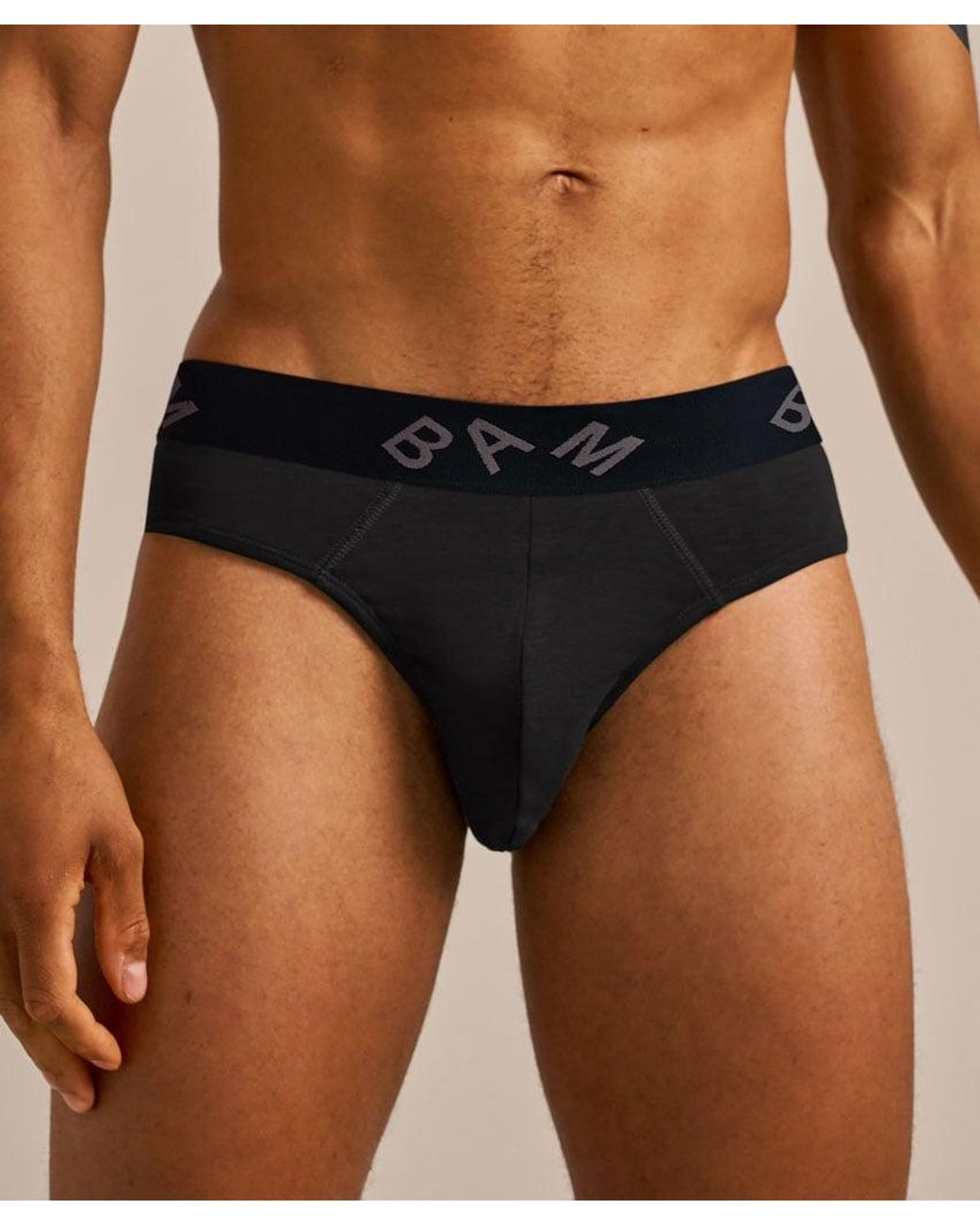 Bam Black Jersey Boo Briefs for men